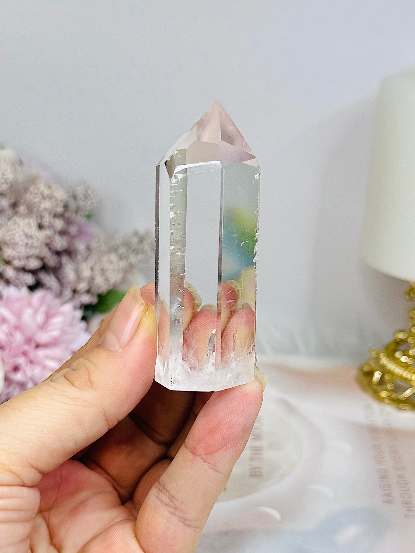 High Grade Clear Quartz Tower 7cm