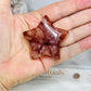 Fire Quartz Carved Star