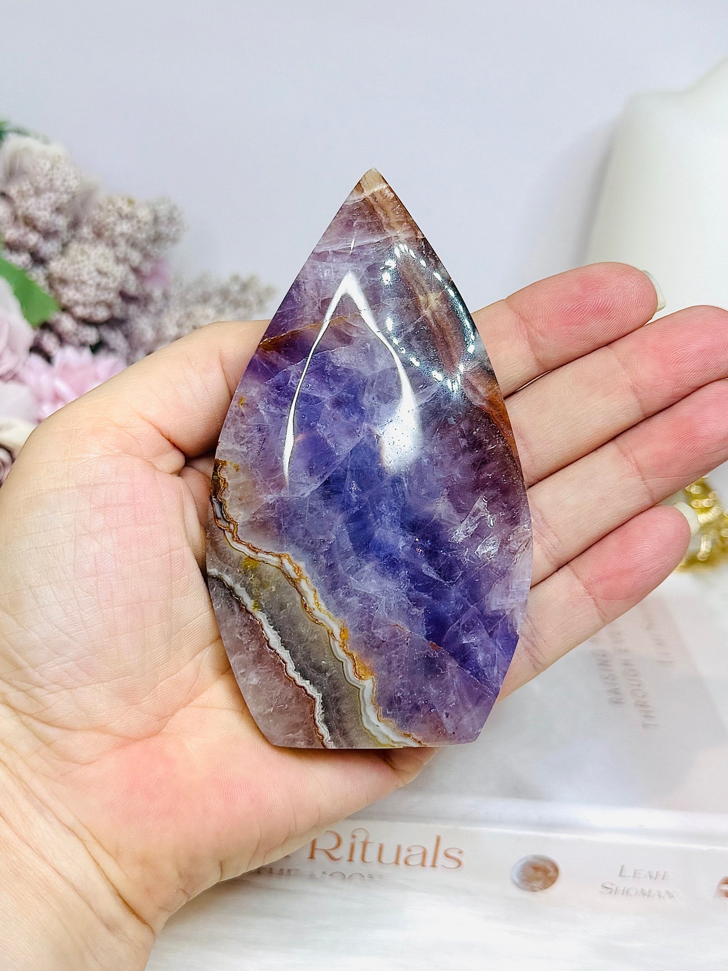 Crazy Lace Amethyst Freeform | Flame 11cm