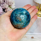 Blue Apatite Sphere on Stand 360g