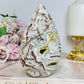 Large Mexican Agate Druzy Flame | Freeform 13cm 324g