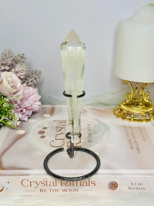 Citrine Wand | Tower on Stand 14.5cm (inc stand)