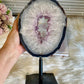 Statement Piece ~ Large Amethyst Portal on Swivel Stand 2.27KG 28cm