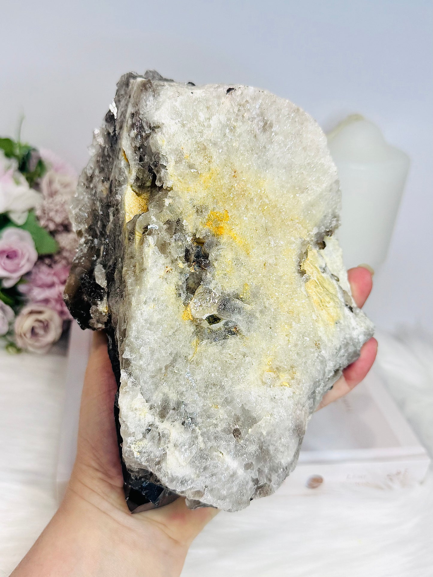 Large Smokey Quartz Specimen 1.7KG 18.5cm