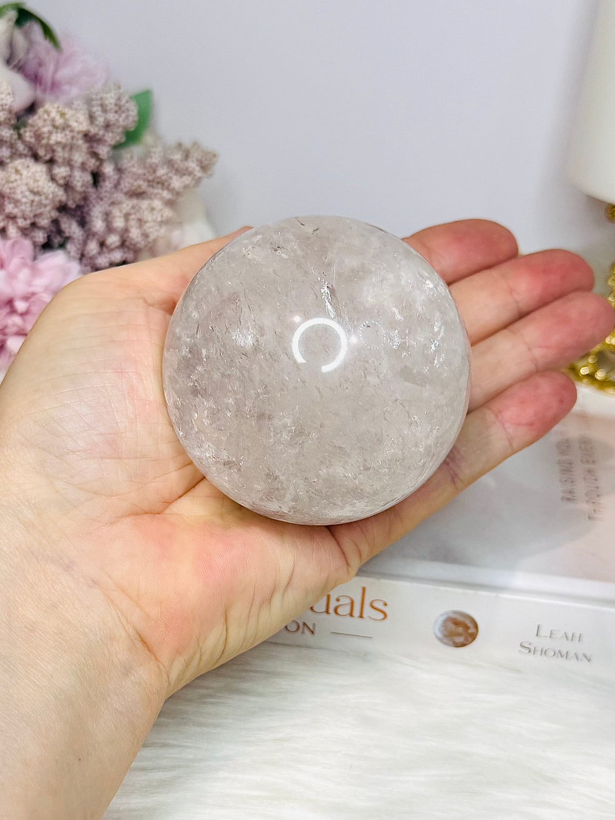 Lodolite | Garden Quartz Sphere on Stand 400g