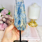 Large Blue Kyanite Specimen On Stand 22cm