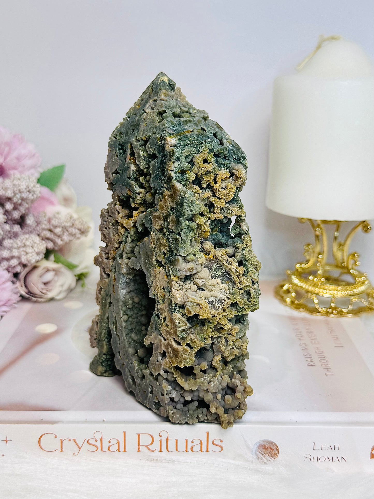 Large Natural Grape Agate Tower | Freeform 14cm 427g