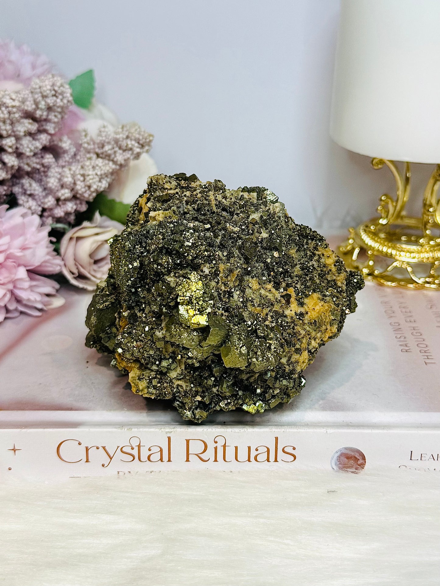 Large Natural Cubed Pyrite Specimen 847g