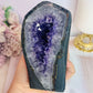 High Grade Divine Deep Purple Large Amethyst Cathedral | Geode From Brazil 826gram 13cm