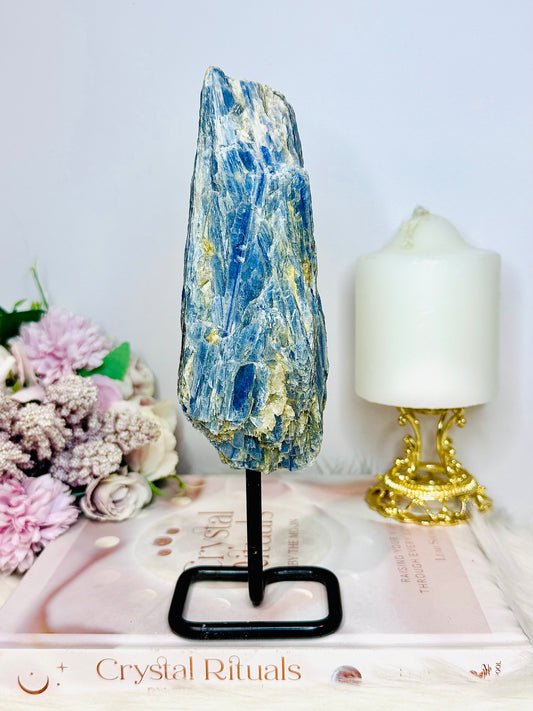 Large Blue Kyanite Specimen On Stand 22cm