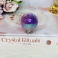 Beautiful Angel Aura Amethyst Sphere on Stand 4cm