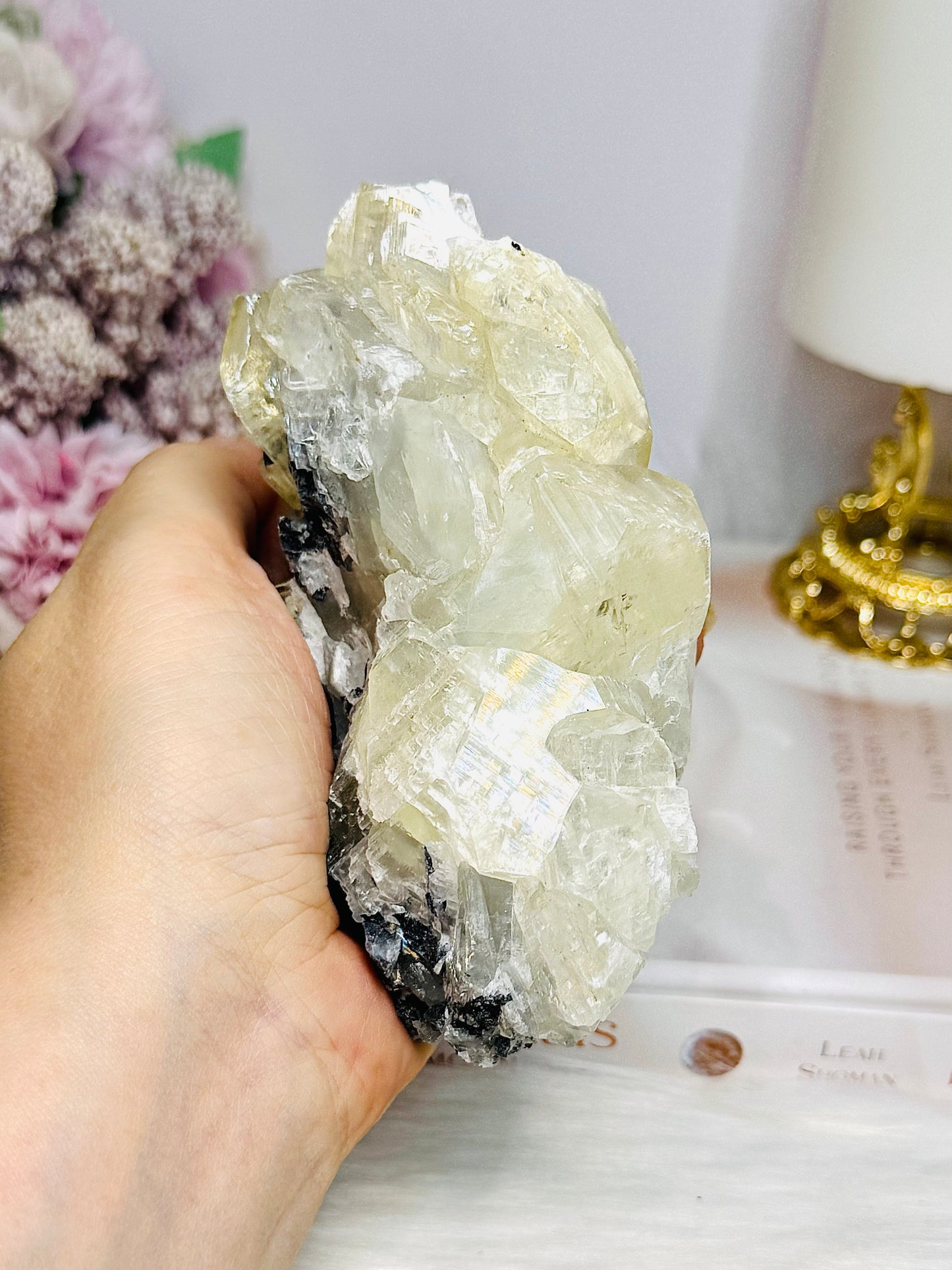 Natural Calcite Specimen (UV Reactive) 12cm 475g