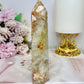 Large Flower Agate Tower 14cm 200g