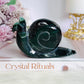 Jasper Carved Snail 12cm