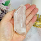 High Grade Clear Quartz Cluster Point with Rainbows 9cm