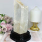 Large Natural Selenite On Timber Stand 21cm 1.1KG