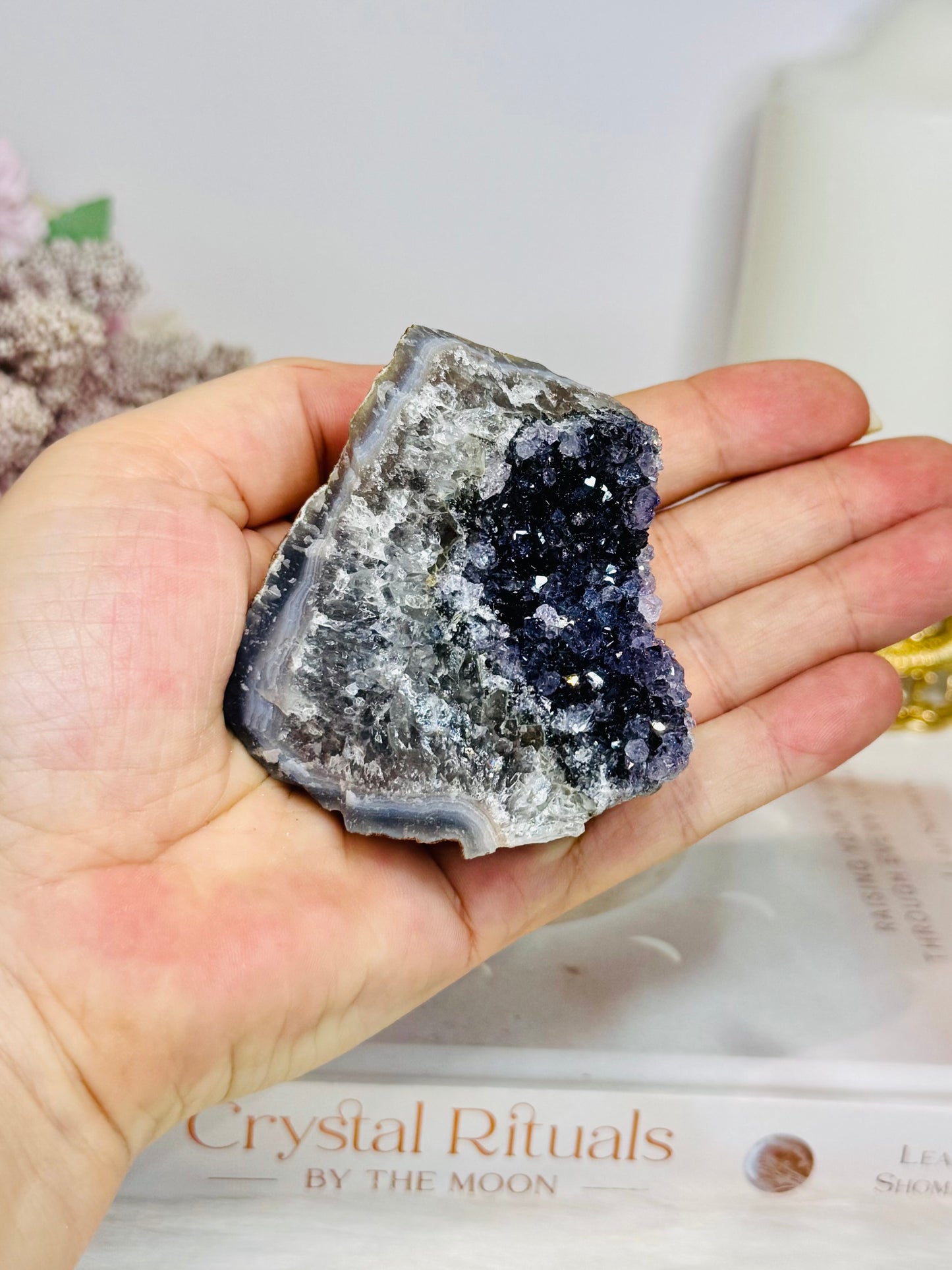 Natural Amethyst Cluster 8cm