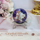 High Grade Stunning Amethyst Agate Sphere 5.5cm On Stand