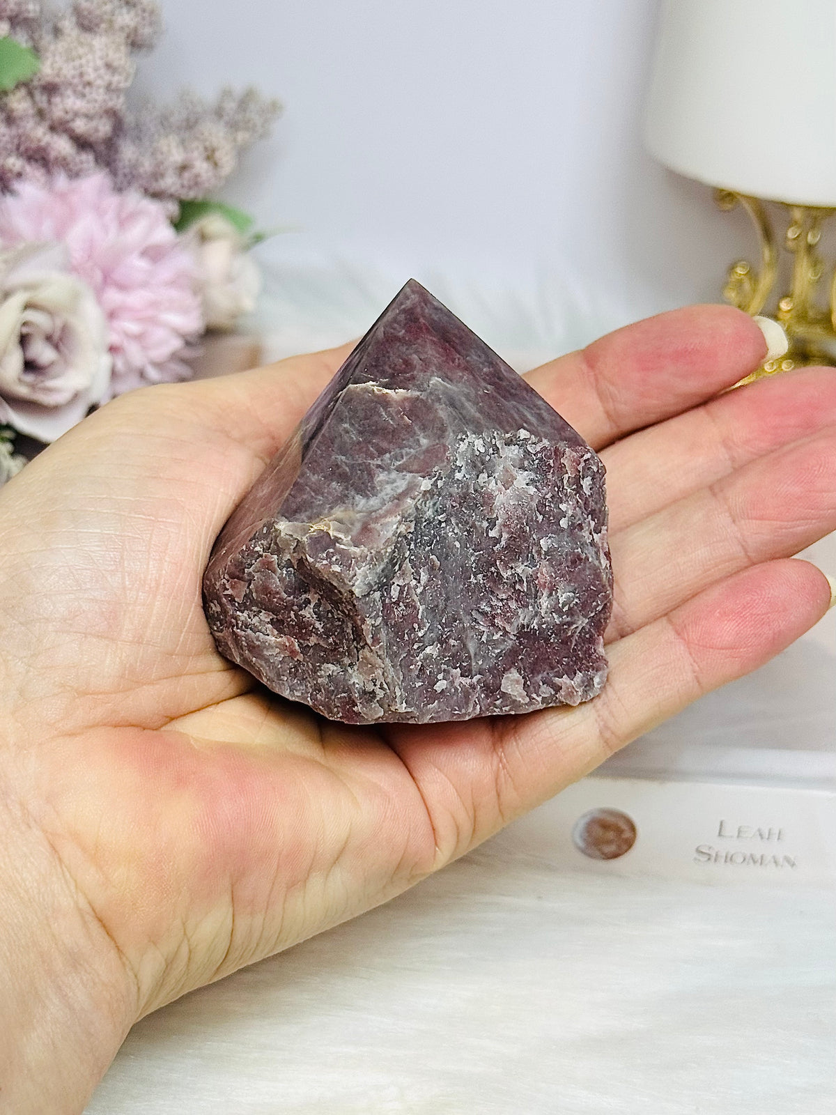 Lepidolite Polished Top 173g