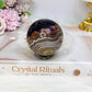 Amethyst X Mexican Crazy Lace Sphere On Stand 228g