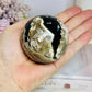 Natural Volcano Agate Druzy Sphere UV Reactive On Stand 297grams