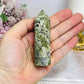 Moss Agate Tower 8.5cm