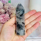 Black Tourmaline In Quartz Tower 11cm