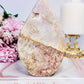 Large Pink Amethyst Druzy Carved Flame | Freeform From Brazil 564grams 15cm