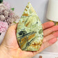Variscite Carved Flame 12cm