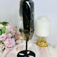 Large Garden Quartz | Lodolite Natural Polished Tower On Stand 25cm 903g