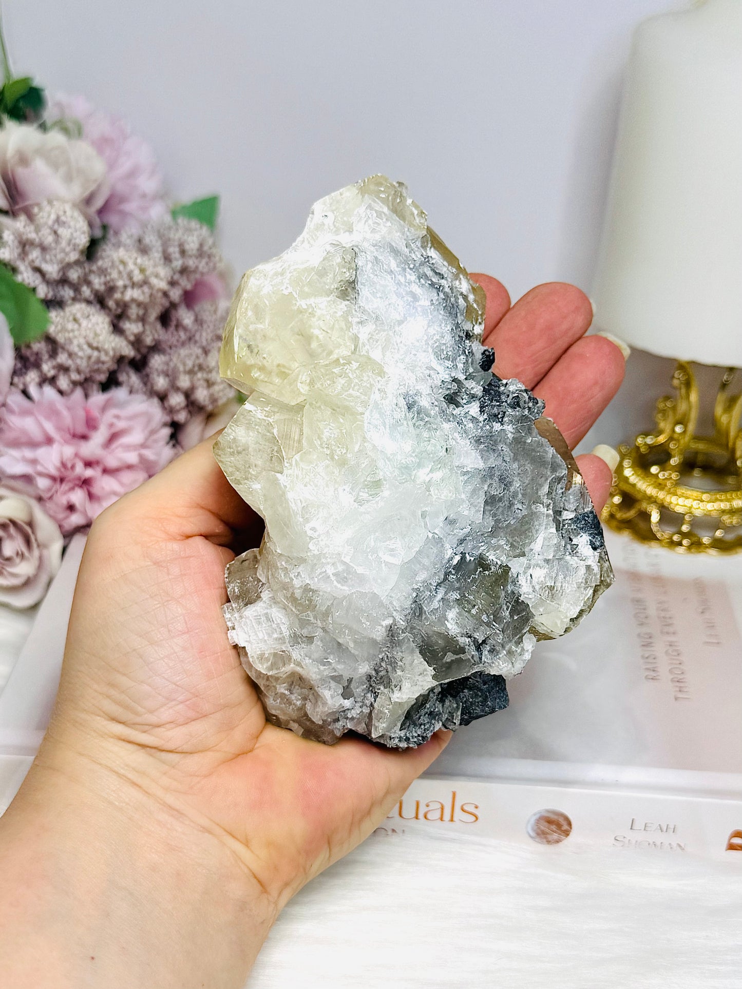 Natural Calcite Specimen (UV Reactive) 12cm 475g