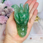Green Fluorite Carved Dragon 9.5cm 378g