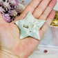 Blue Caribbean Calcite Carved Star