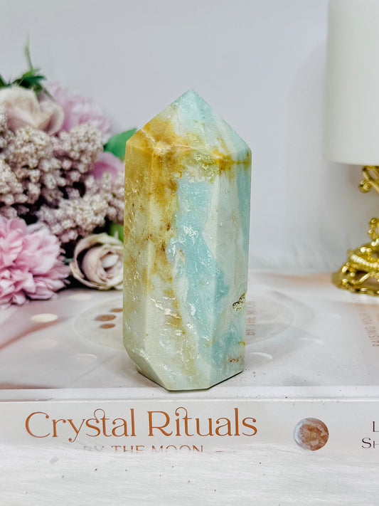 Chunky Sky Blue Quartz Tower 10cm 257g