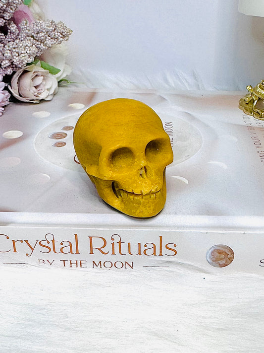 Jasper Carved Skull 6cm