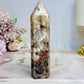 Druzy Flower Agate Tower 11cm