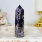 Chevron Amethyst Tower 8.5cm