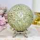 Large Graphic Feldspa Flashy Sphere On Stand 840g