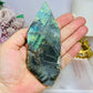 Phoenix Carved In Labradorite Slab (slab unpolished) 13cm