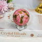 Thulite Sphere with Epidote 201g On Stand