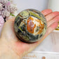Large Money Agate Sphere on Stand 510g