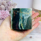 Large Ocean Jasper Carved Cube 611g