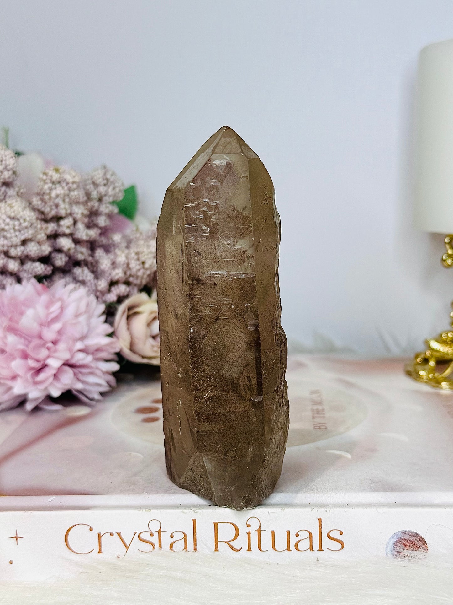 Natural Smokey Quartz Tower 11cm