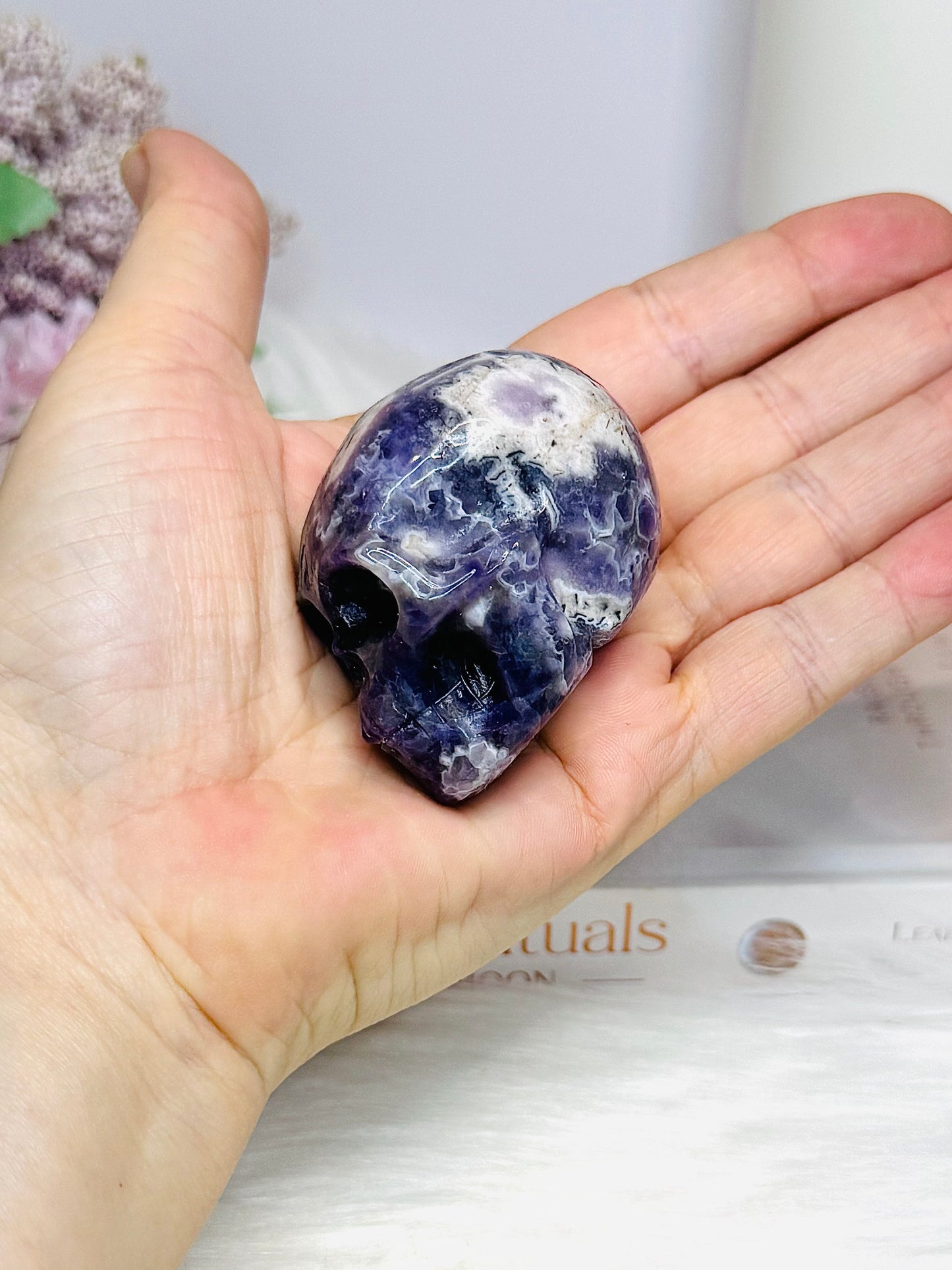Chevron | Dream Amethyst Carved Skull 5.5cm