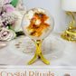 Druzy Flower Agate Sphere on Stand 136g