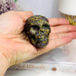 Fruit Jasper Carved Skull 6cm