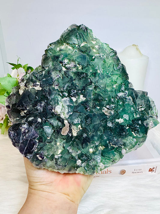 Large Natural Green Fluorite Freeform | Slab 21cm 2.4KG