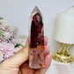 High Grade Fire Quartz Tower 9.5cm