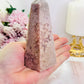 Gorgeous Chunky 10cm Pink Amethyst Obelisk | Tower From Brazil