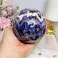 Large Chevron | Dream Amethyst Sphere on Stand 830g